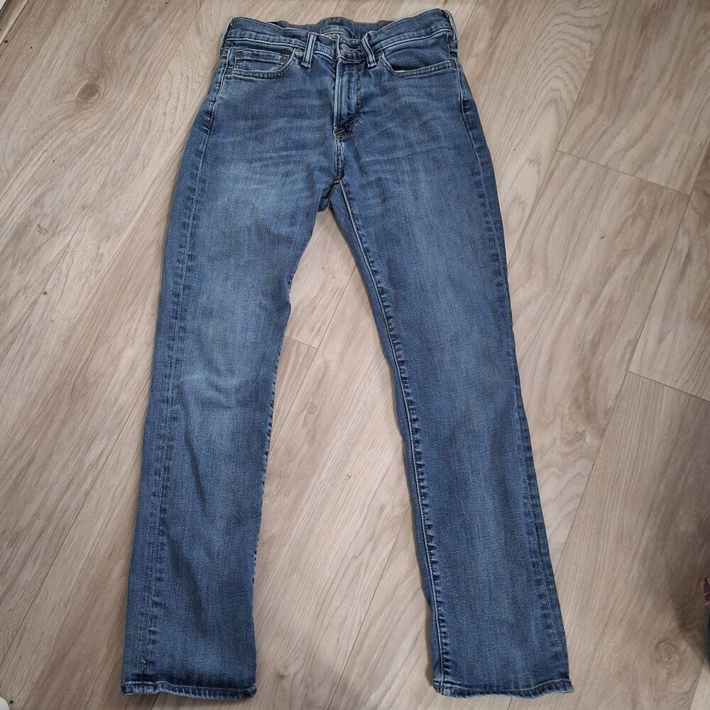 Abercrombie And Fitch Womens Kennan Straight Jeans 28W 30L Stretch Skinny Denim